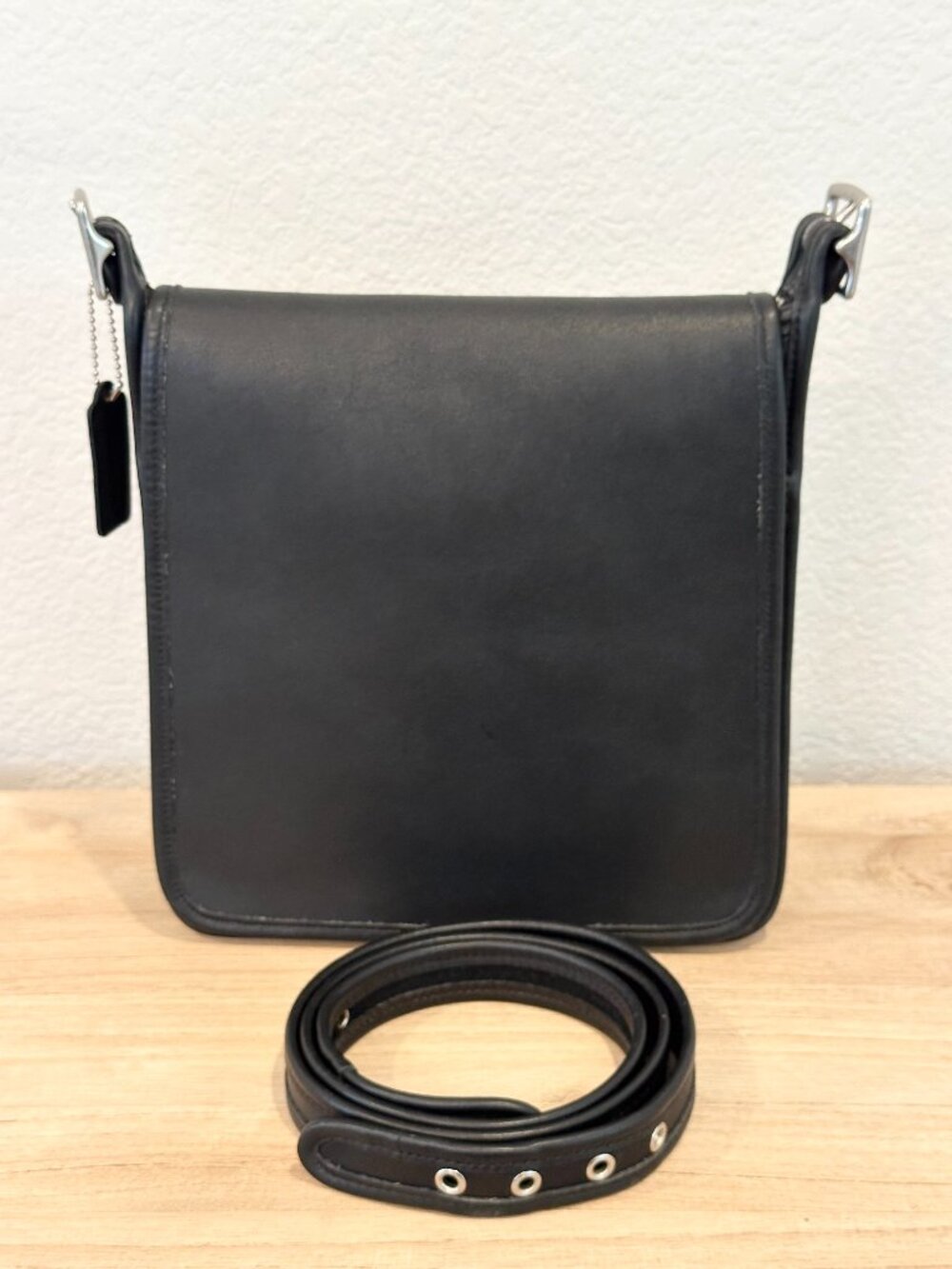 COACH Legacy Studio Flap 9144 – Black with Nickel Hardware - Y2K USA Crossbody